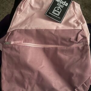 Two-Tone Pink Backpack